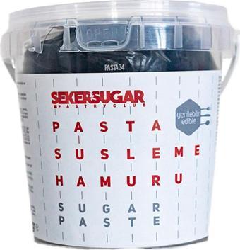 Şeker Sugar Şeker Hamuru Pasta Süsleme Hamuru 500 Gr   Siyah