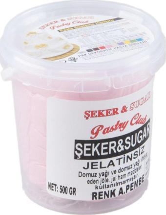 Şeker Sugar Şeker Hamuru Pasta Süsleme Hamuru 500 Gr Açık pembe