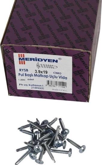 Meridyen Pul Başlı RYSB Muv 3.9x19 1000 Li Paket