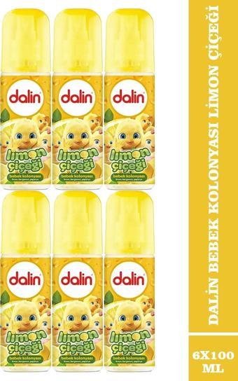 Dalin Limon Çiçeği Bebek Kolonyası 100 ml 6 Adet