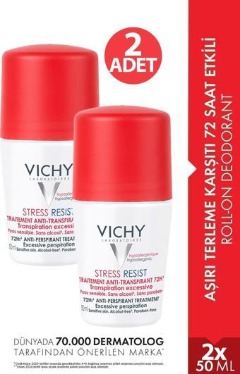 Vichy Stress Resist Roll-On 50 ml 2 Adet