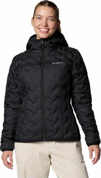 Columbia Wk2769 Delta Rıdge Iı Down Hooded Jacket Kadın Siyah Mont