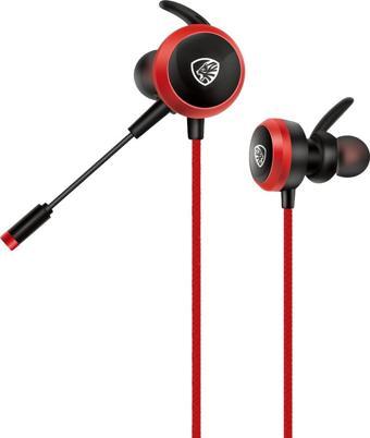 Hytech HY-GK2 3,5 Oyuncu Esnek Mikrofonlu Kırmızı Kulakiçi Kulaklık