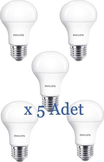 Philips 13W (100W) Led Ampul Sarı Işık 2700K (5 Adet)