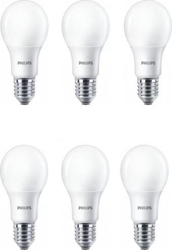 Philips 13W Led Ampul Beyaz 6500K E27 Duy (6 Adet)