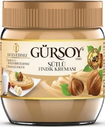 Gürsoy Sütlü Fındık Kreması 400g Glutensiz