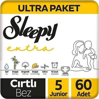 Sleepy Çocuk Bezi 3 lü Ekstra No:5 11-18 kg  60 Lı