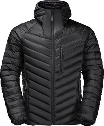 Jack Wolfskin Antrasit Normal Kalıp Erkek Termal Mont 1207241-6350 Passamanı Down Hoody M