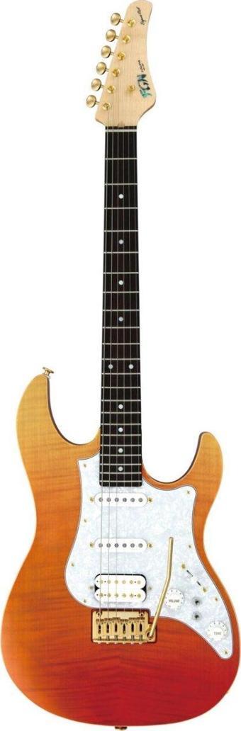 Fujigen Odyssey Elektro Gitar EOSFMRRKG