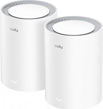 CUDY M1800 2-Pack AX1800Mbps 2.4/5GHz AP/RE/WISP GIGABIT MU-MIMO WI-FI 6 2'LI MESH ROUTER