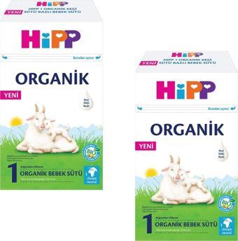 Hipp 1 Organik Keçi Sütü Bazlı Bebek Sütü 400 gr 2 Adet