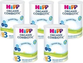 Hipp 3 Organik Combiotic Devam Sütü 350gr 5 Adet