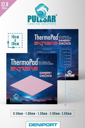 Thermopad Extreme - 100x100 MM - 2,00 MM - 12,8 W/m-k Iletkenlik Ile Güçlü Soğutma Çözümü!