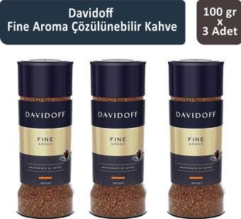 Davidoff Fine Aroma Çözünülebilir Kahve 100 gr x 3 Adet
