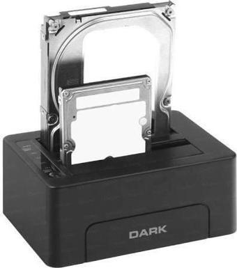 Dark StoreX DSD26C Çiftli 3.5"-2.5" USB3.0 SATA 6tb-8tb-10tb Destek 6gbit-s Status Led