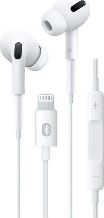 Hytech HY-XBK52 Beyaz Bluetooth Kulak içi Mikrofonlu Kulaklık