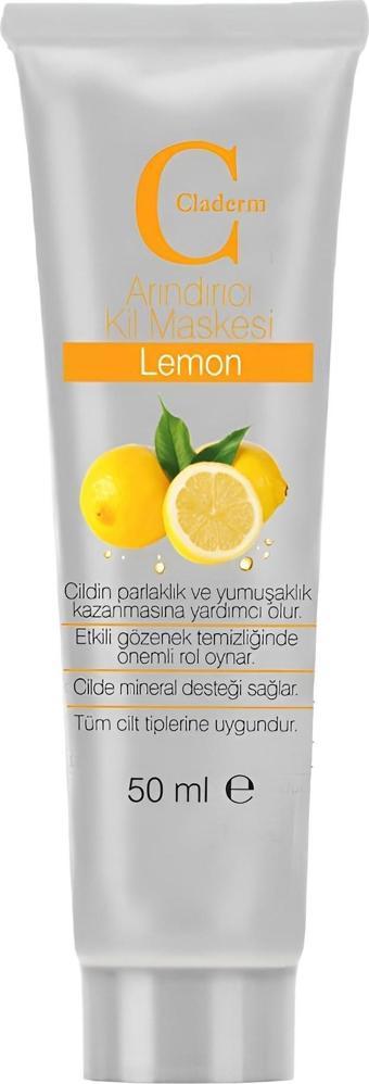 Claderm 50 ml Kil Maskesi – Lemon