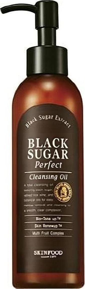 Skinfood Black Sugar Perfect Cleansing Makyaj Temizleyici Ve Yenileyici Yağ 200Ml