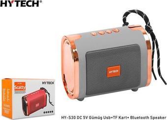 Hytech Hy-S30 Dc 5V Bluetooth Speaker Gümüş Usb+Tf Kart+