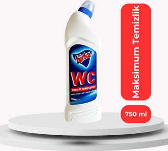 Birka WC ve Pisuvar Temizleyici 750 ml - Güçlü Pas ve Kireç Çözücü, Tuvalet Hijyeninde Üstün Performans