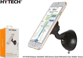 Hytech HY-XH30 Kolayca Takılabilir 360 Derece Siyah Mıknatıslı Telefon Tutucu