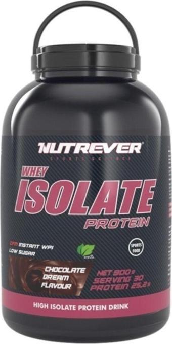 Nutrever Whey Isolate Çikolata 900Gr Protein Tozu