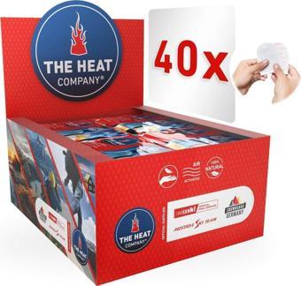 The Heat Company 80Lı 40 Çift 8 Saat Yapışkanlı Bireysel Ayak Isıtıcı-Extra Ince-Doğal Sıcak-Toewarmers-Fusswamers