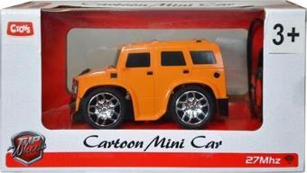 Ctoys Cartoon Mini Car 27 Mhz Full Fonksiyon Uzaktan Kumandalı Sarı Araba QX3688 94