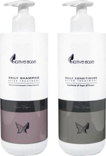 Native Base Keratin Sonrası Günlük Şampuan Ve Krem 500 Ml