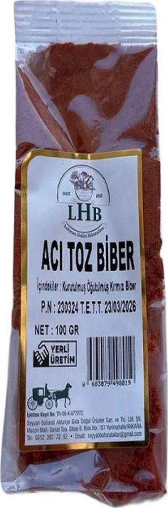 lokman hekim baharat Acı Toz Biber 100 Gr