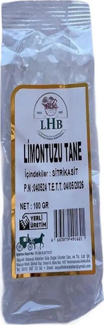 lokman hekim baharat Limon Tuzu Tane 100 Gr