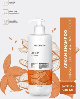 Native Base Argan Şampuan 500 Ml