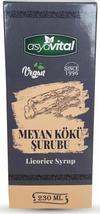 asyavital Meyan Kökü Şurubu 230 Ml