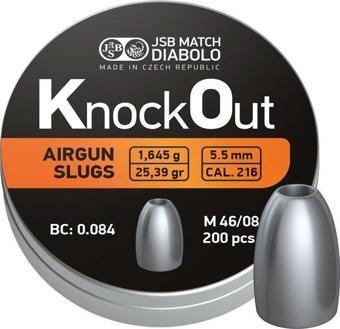 JSB DIABOLO KNOCKOUT 5.5 MM HAVALI SACMA (CAL216)