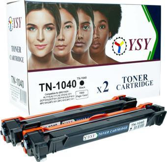 YSY BROTHER TN-1040 HL1110 HL1210 - 1500 Sayfa Verimli Muadil Toner (1 Kutuda 2 Toner)
