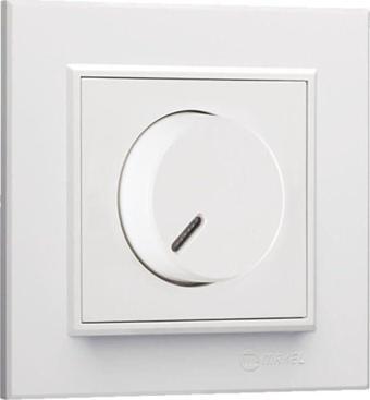 Makel Dimmer Modul Kapak Çerçeve Beyaz Karea