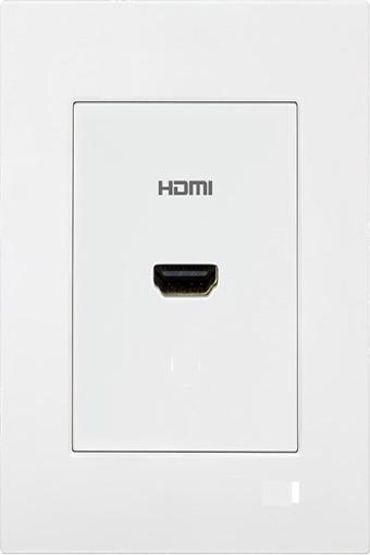 Makel Hdmi Sıva Altı Duvar Prizi Tuş Çerçeve Karea Beyaz