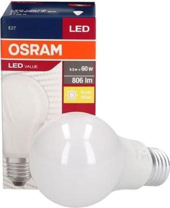 Osram Led Value Ampul Sarı Işık 8.5 W 60Watt