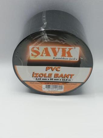 Şavk Geniş Pvc Izole Bant Siyah