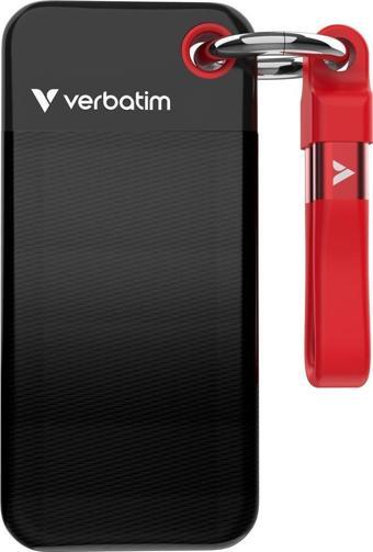 Verbatim Pocket 1TB 1000MB/s Taşınabilir SSD USB 3.2 – Kırmızı