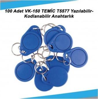 VK 100 Adet Vk-150 Temic T5577 Yazılabilir-Kodlanabilir Anahtarlık