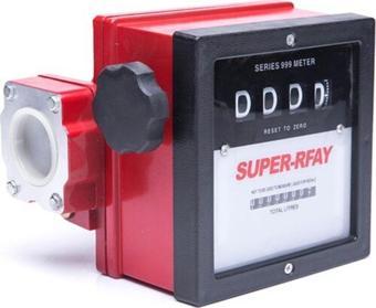 Kemos Mazot Sayacı Super-Rfay Mazot Sayacı 4 Haneli 1,5 Inch Superrfay Mazot Sayacı , Yağ Sayacı