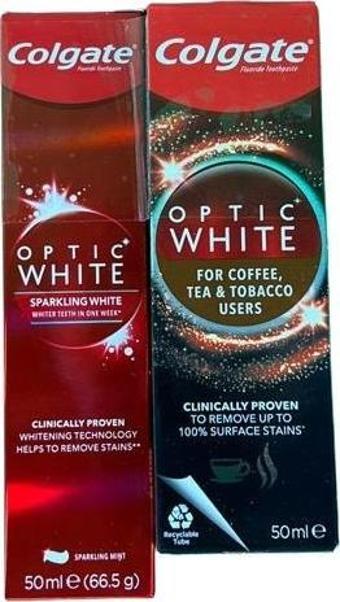 Colgate Optic White 50 Ml & Parlak Beyazlık 50 Ml 