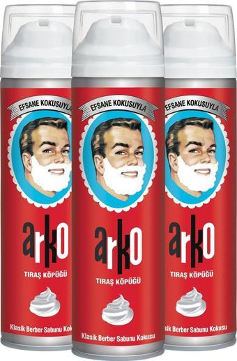 Arko Men Efsane Erkek Tıraş Köpüğü 3x200 Ml