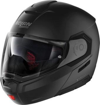 Nolan N90-3 Classıc N.com Çene Açılır Kask Grafit Siyah MEDIUM