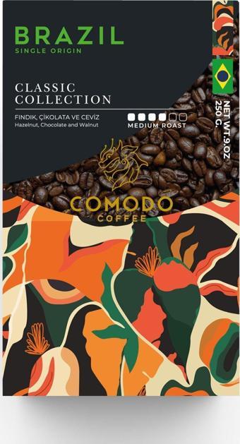 Comodo Coffee Brezilya Premium Gold Selection Filtre Kahve 250 Gr