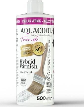 Aquacool Trend Hybrid Varnish Su Bazlı Hibrit Vernik 500 ml Parlak