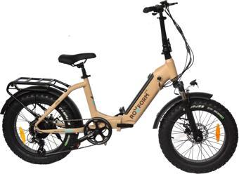 ROXFORM Ural 20" Elektrikli Bisiklet - Şehir İçi Kullanım için İdeal, 60-80 KM Menzil, E-bike Krem