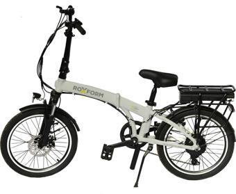 ROXFORM Venüs 20" Elektrikli Bisiklet - Şehir İçi Kullanım için İdeal, Uzun Menzil E-bike Beyaz