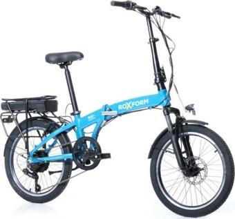 ROXFORM Venüs 20" Elektrikli Bisiklet - Şehir İçi Kullanım için İdeal, Uzun Menzil E-bike Mavi